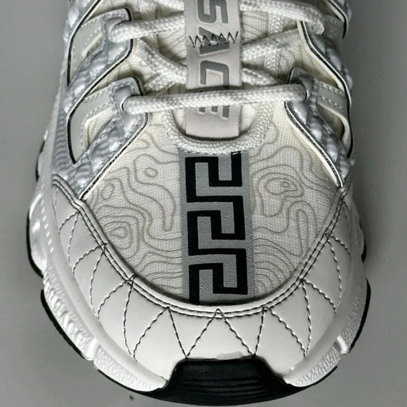 Versace WMNS Trigreca 'White Low-top Sneakers Women's 38.8 US Size 8 (NIB) - Picture 8 of 13